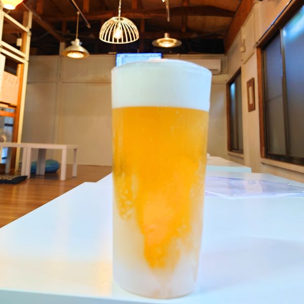 キンキンに冷えた生ビール